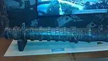 大沽口炮臺展示的明朝製前膛裝填鐵炮