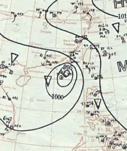 1937年9月1日的天氣圖