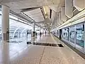 1號月台（機場快綫往博覽館方向，2022年5月）