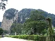 黑風洞外側岩石地形外觀