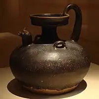 黑釉天鸡壶 西晋 - 东晋