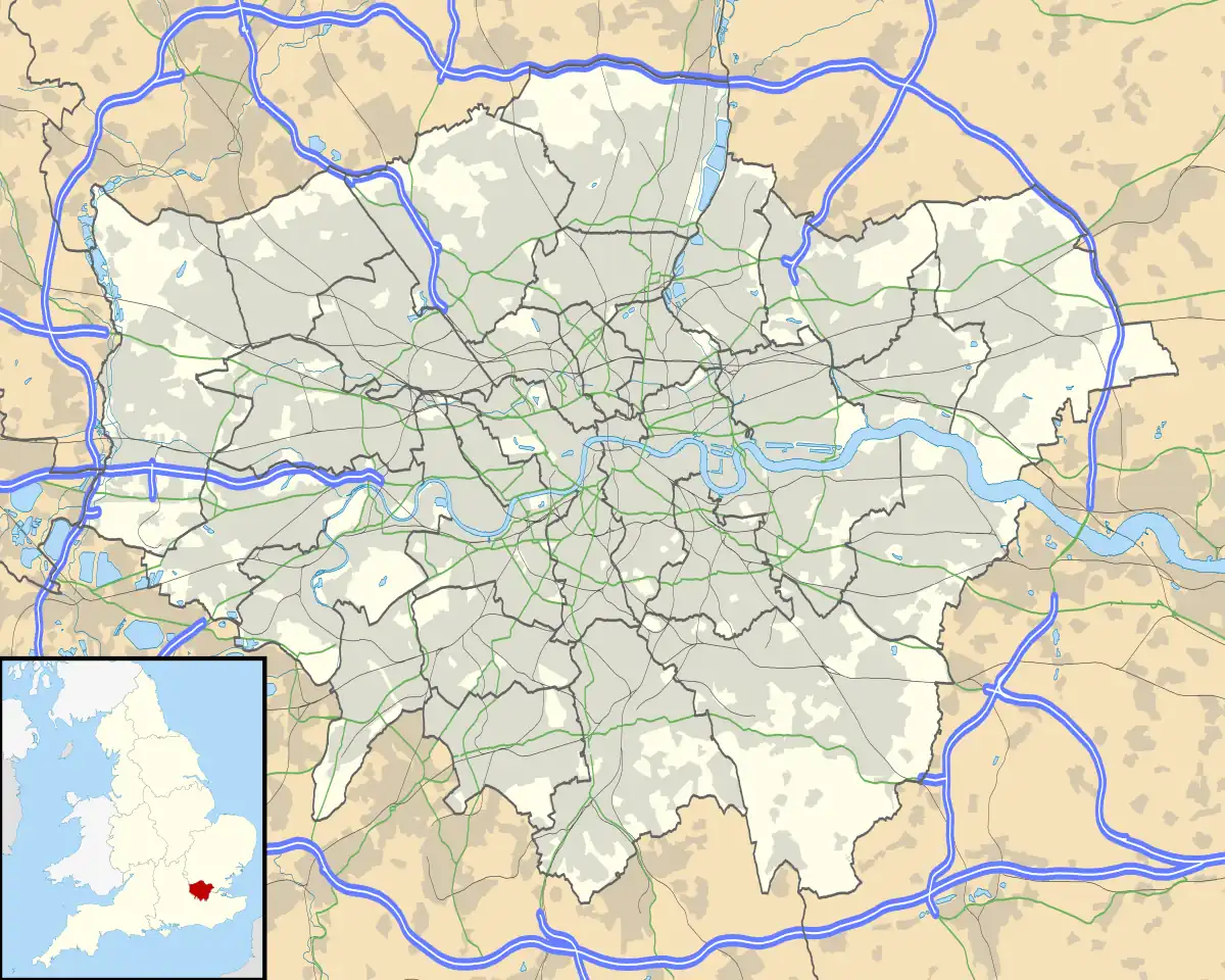 國家航海博物館在Greater London的位置