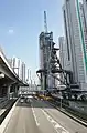 建造中海盈邨天橋（2019年1月）