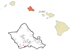 位於夏威夷檀香山市與郡