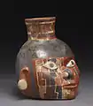 經手繪設計的瓦里陶壺， 650-800年(中期視野)