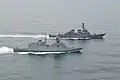 與伯克級驅逐艦岡薩雷斯號（圖上）