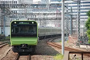 路線：山手線秋葉原站列車：JR東日本E235系電聯車
