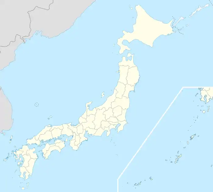 UKB/RJBE在日本的位置