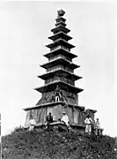 1900年左右的塔坪里七層石塔