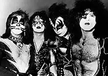 Kiss in 1976: Peter Criss, Ace Frehley, Gene Simmons and Paul Stanley