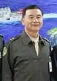 著海軍陸戰隊軍便服的將官（潘進隆中將）