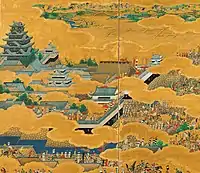豐臣大坂城天守（不存），位於大阪府大阪市，1583年建造