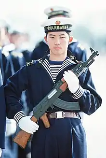 85式藏蓝色海军水兵服