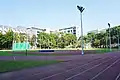 運動場內的田徑場