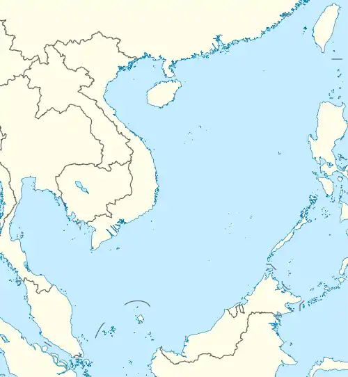 渚碧礁在南海的位置
