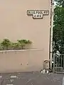 藍塘道58號T型街牌