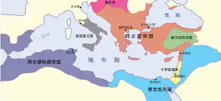 1180年时，十字军国家