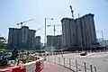 興建中之菁田邨，2020年10月