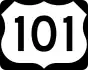 101號美國國道 marker
